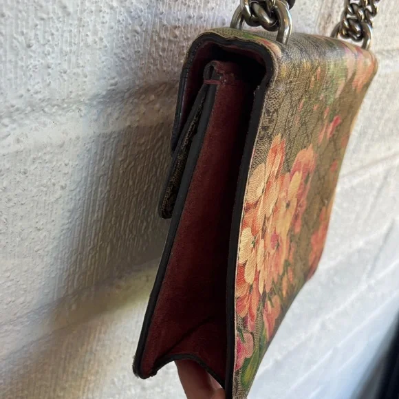 Gucci Monogram Floral Leather Dionysus Mini Crossbody - Picture 12 of 14
